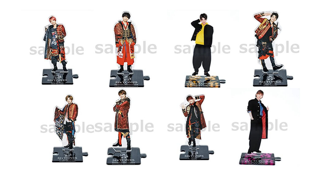 SixTONESアクスタ　6体　2セット‼️ SixTONESアクスタ 6体 2セット‼️ SixTONES アクスタ 6体 2種セット
