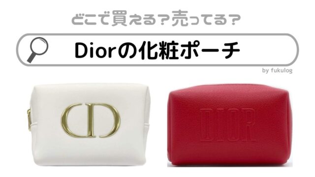 Diorの化粧ポーチはどこで売ってる？イオンや百貨店で売ってる？