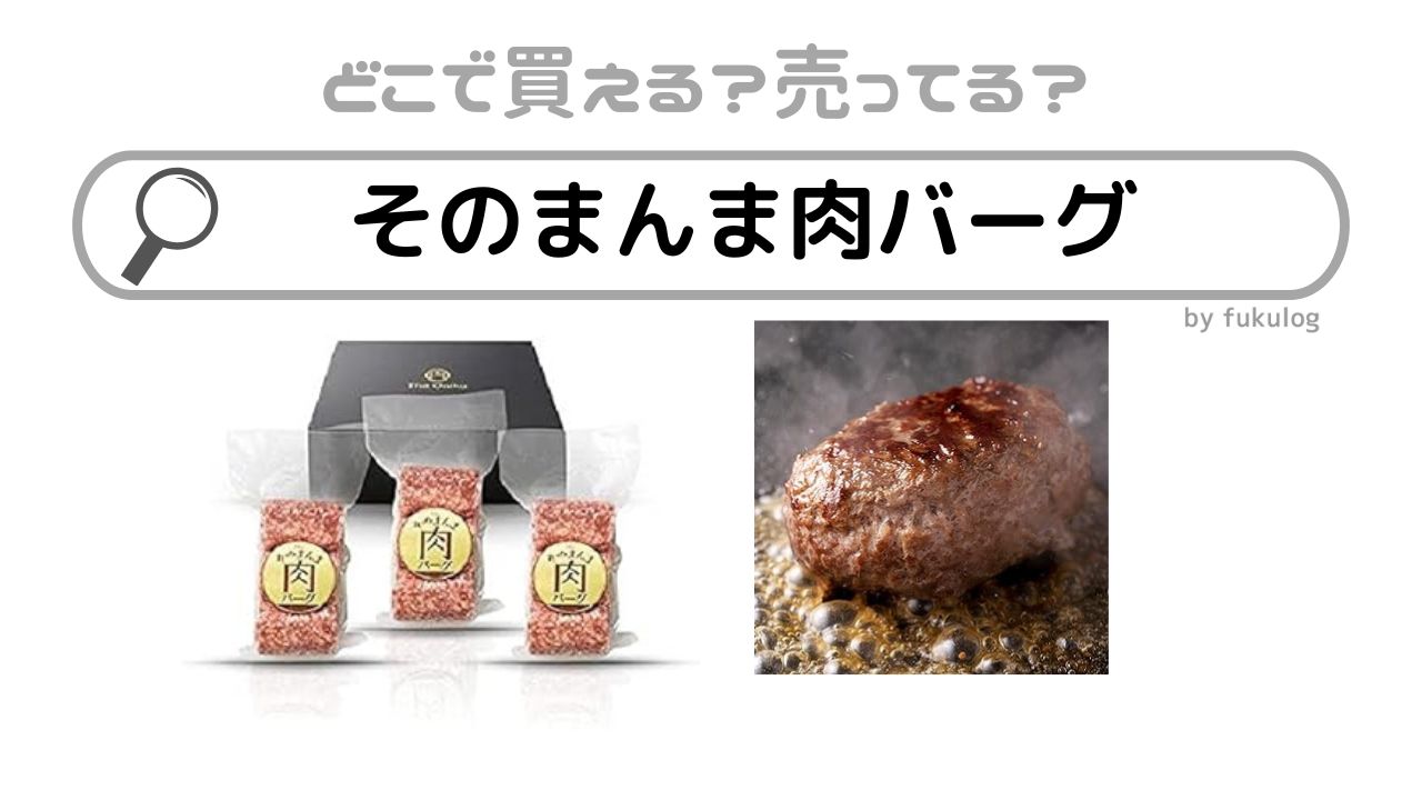 そのまんま肉バーグを販売している店舗は？サービスエリア？販売店まとめ