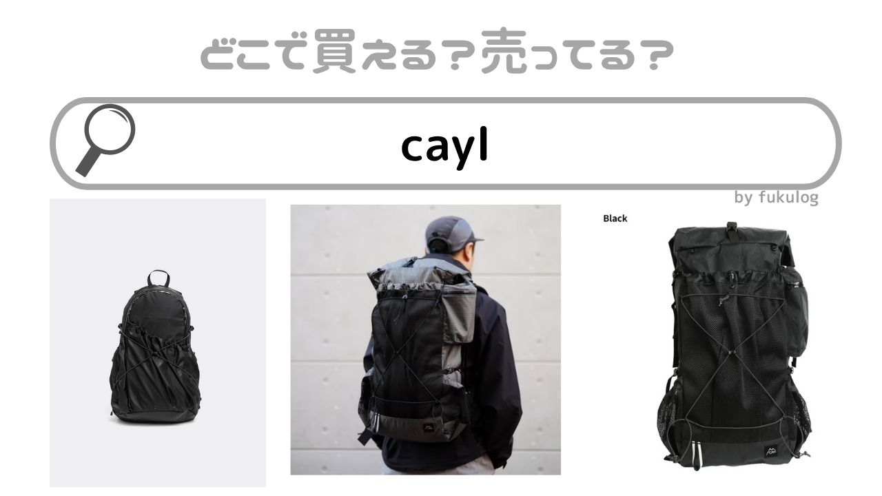 caylの取扱店は？ビッグカメラ？caylザックバックパック販売店舗まとめ